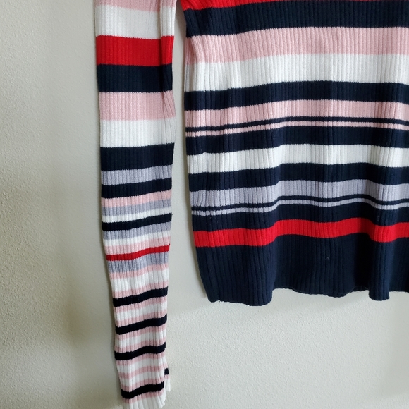 Striped Pink Sweater - Picture 6 of 6